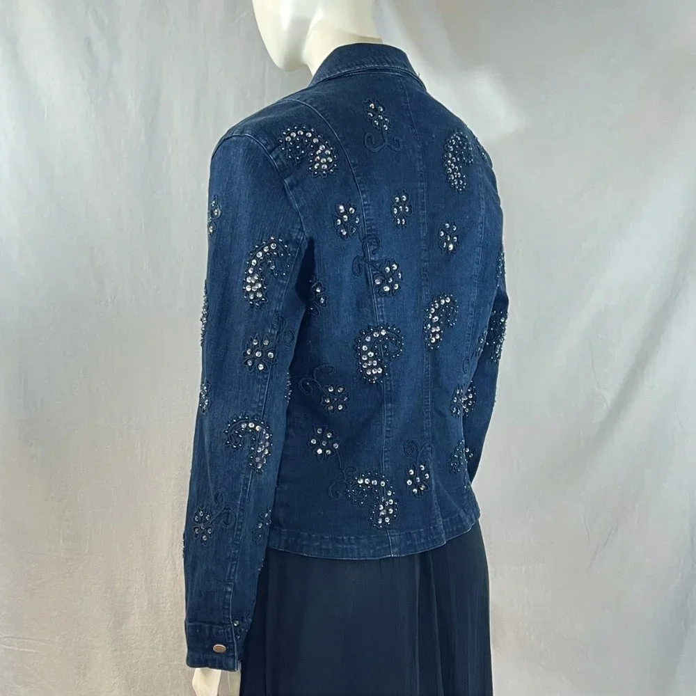 Embellished Denim Jacket | Flashback - Picture 3 of 8
